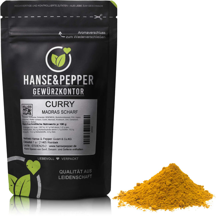 Curry Indisch Madras - Scharf
