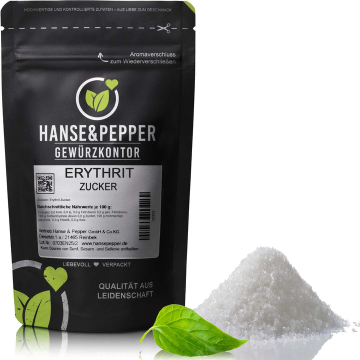 Erythrit - Tafelsüße auf der Grundlage von Erythrit