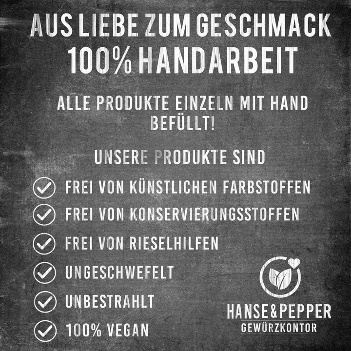 Übersicht mit Produktmerkmalen