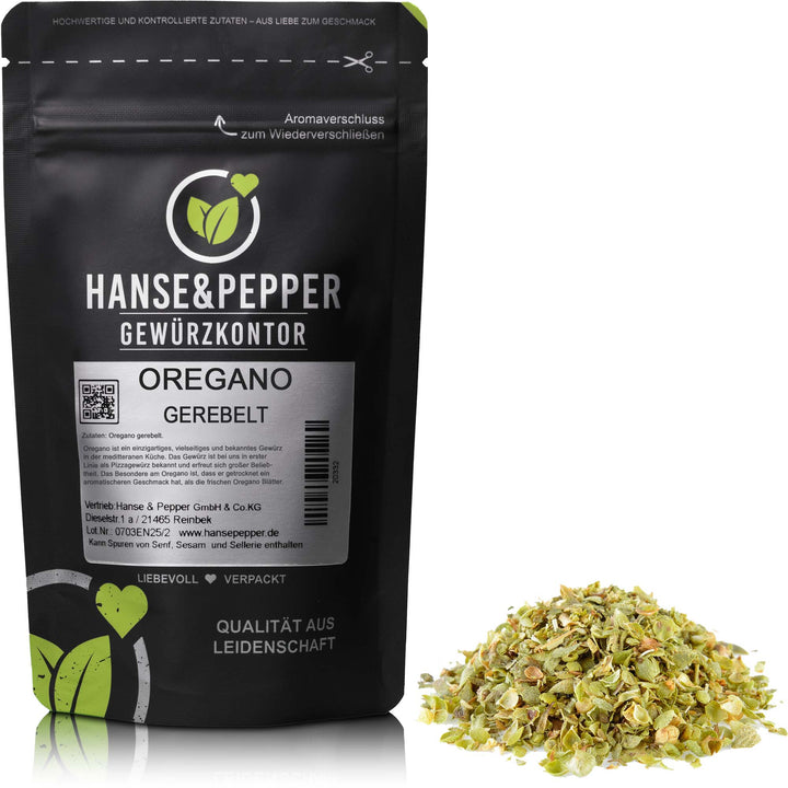 Produkttüte mit Oregano Gewürz