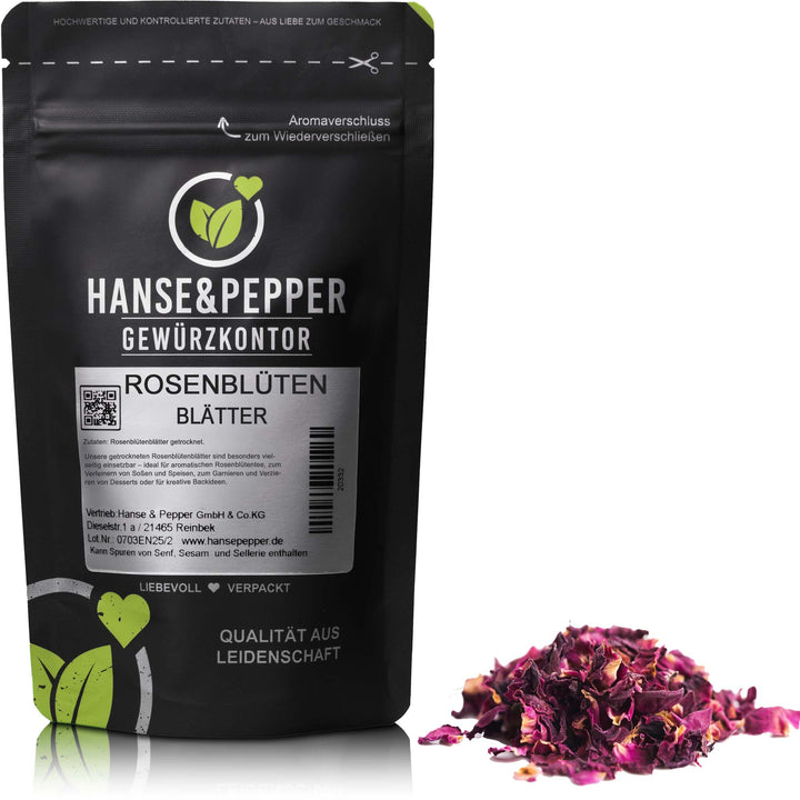 Rosenblütenblätter - getrocknet