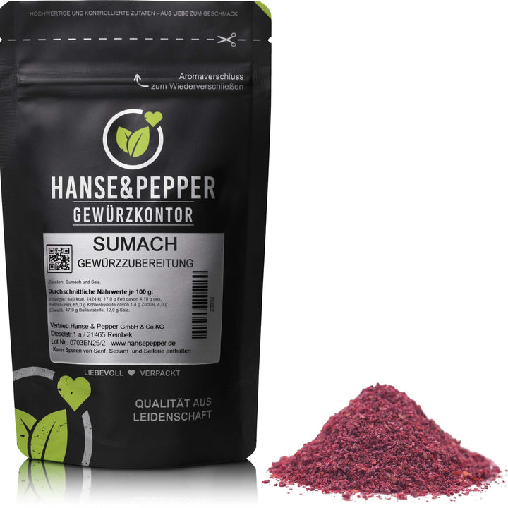 Sumach - Gemahlen