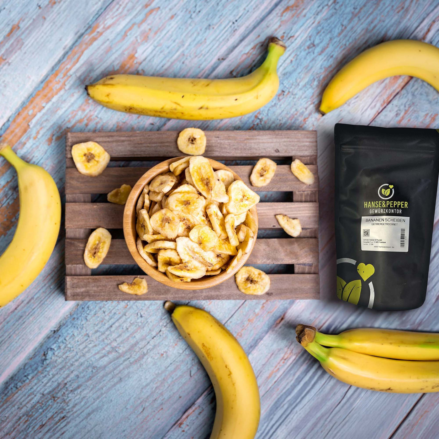 Bananen - gefriergetrocknet