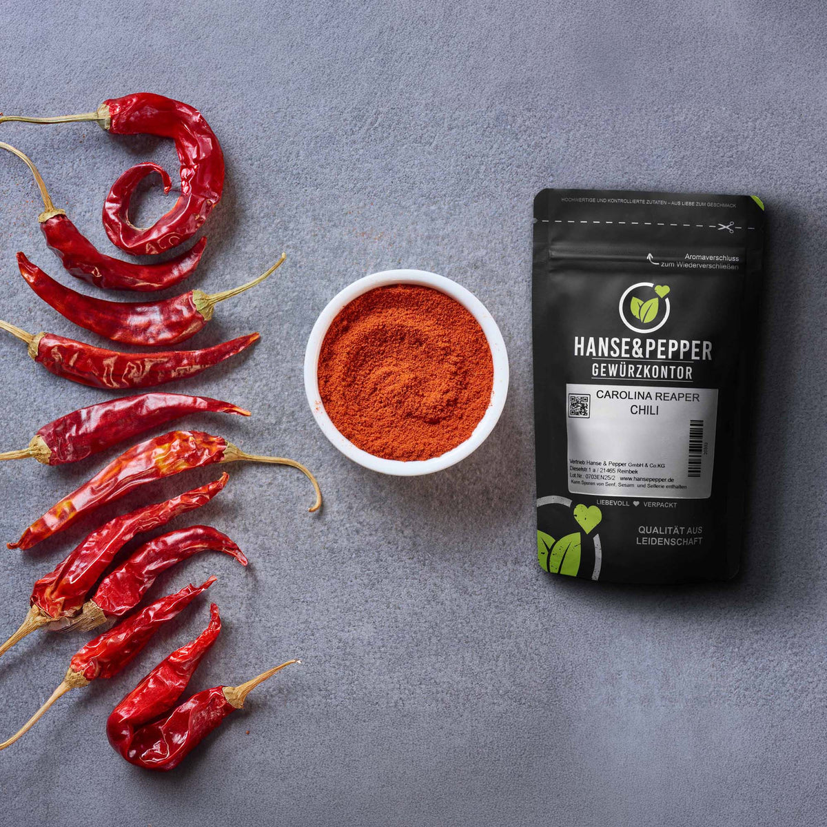 Carolina Reaper Chili - gemahlen