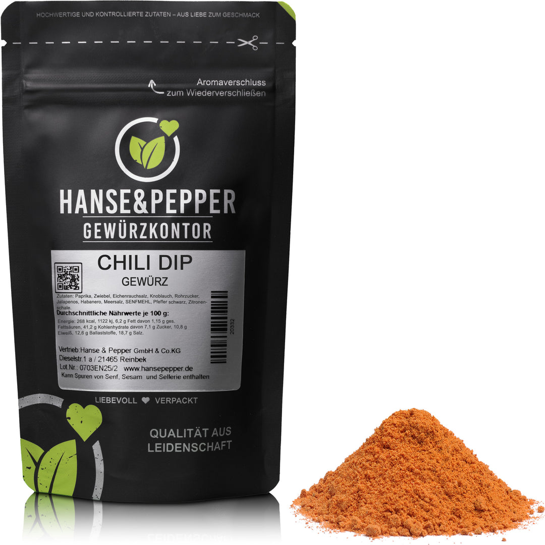 Produkttüte mit Chili Dip Gewürz