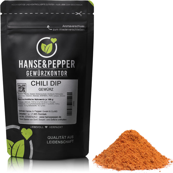 Produkttüte mit Chili Dip Gewürz