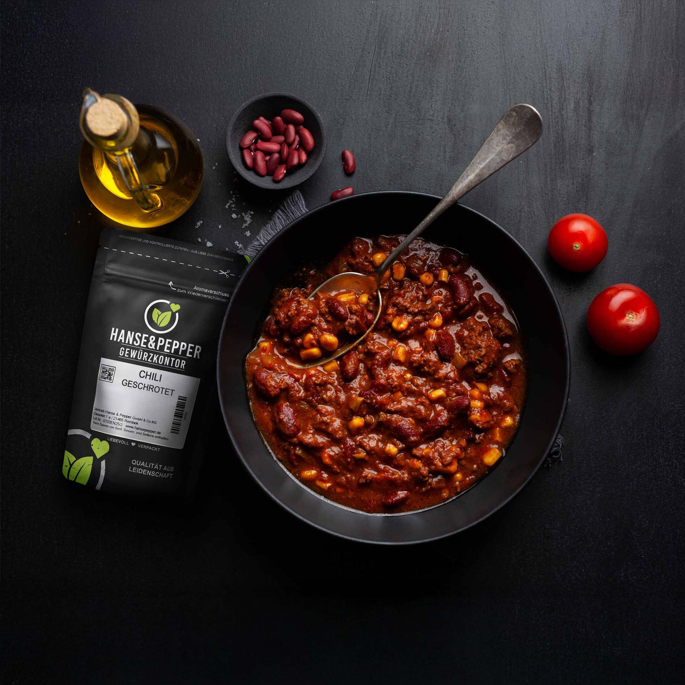 Chili geschrotet