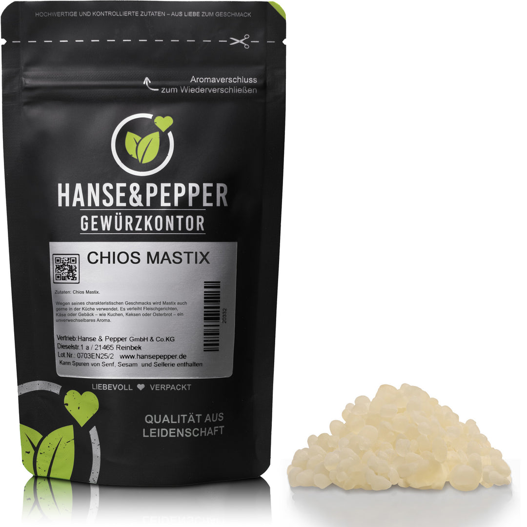 Produkttüte mit Chios Mastix