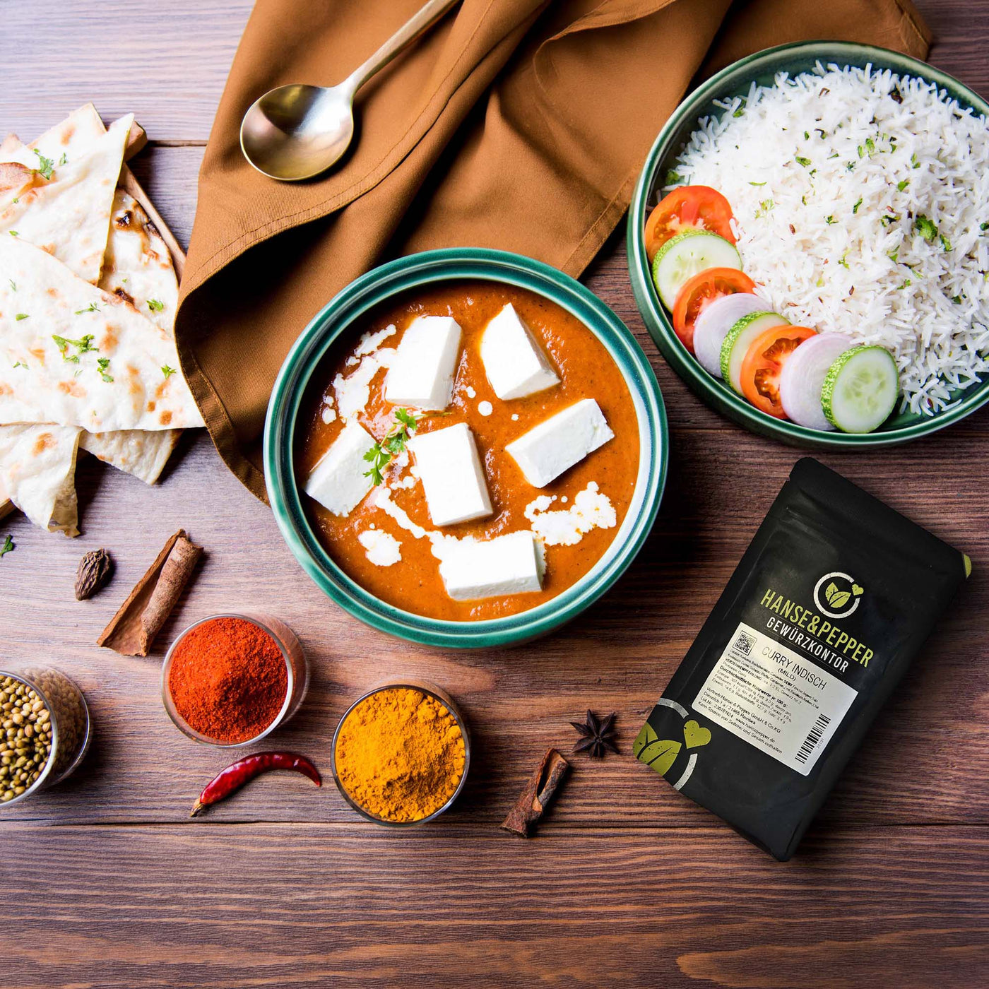 Curry Indisch Madras - mild