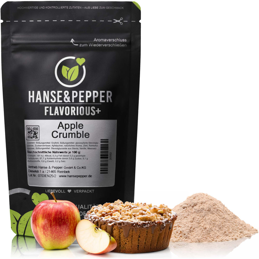 Flavorious+ Geschmackspulver - natürlich gesüßt mit Erythrit & Stevia