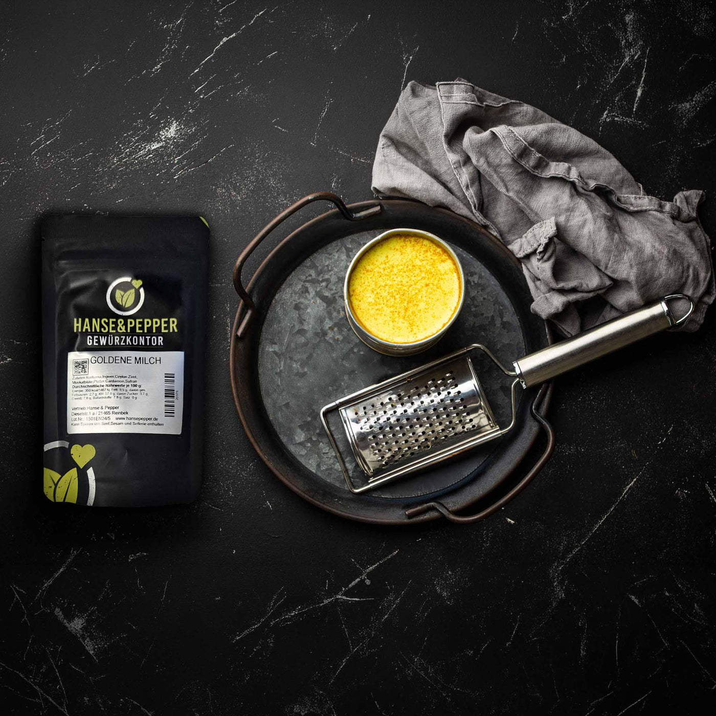 Goldene Milch - Mischung