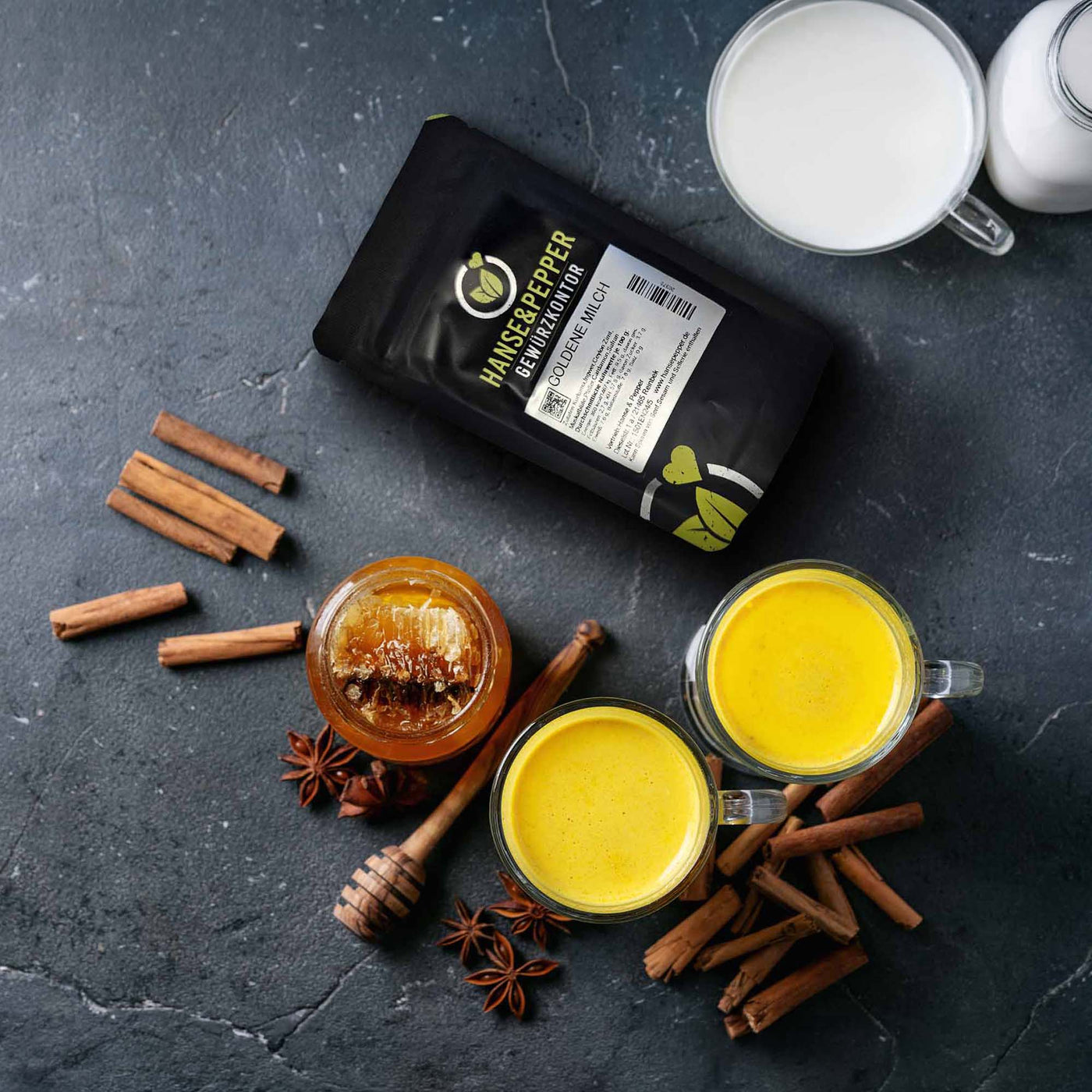 Goldene Milch - Mischung