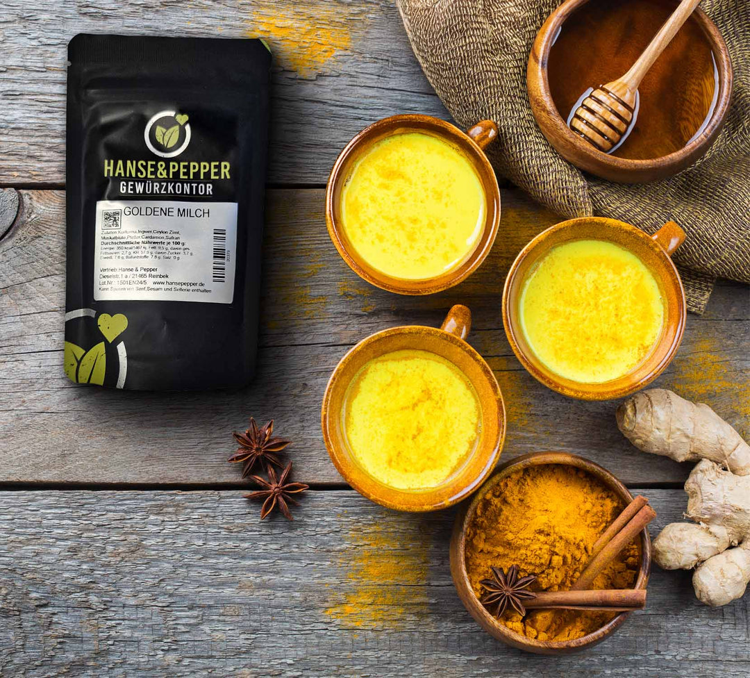 Goldene Milch - Mischung