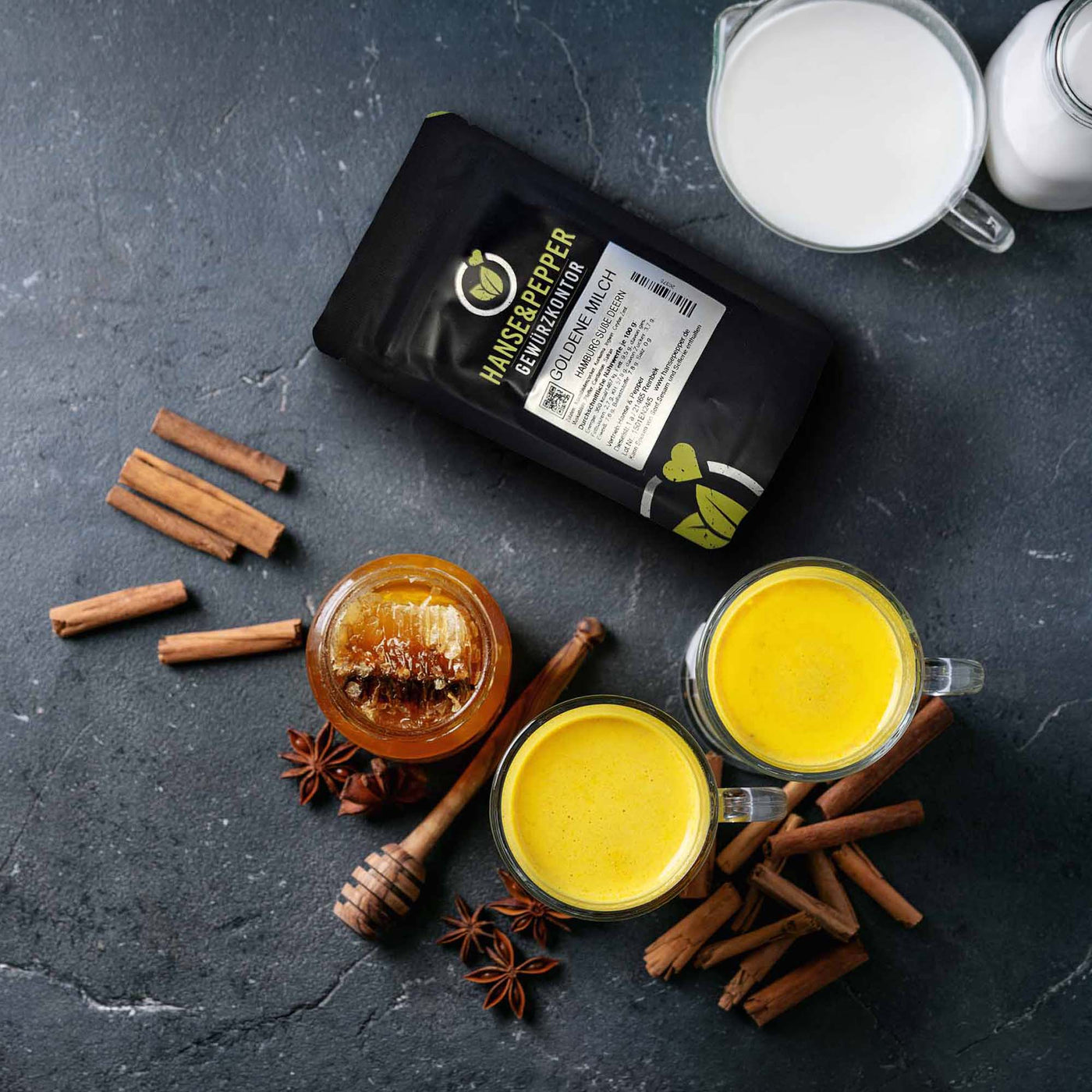 Goldene Milch Mischung - Süße Deern