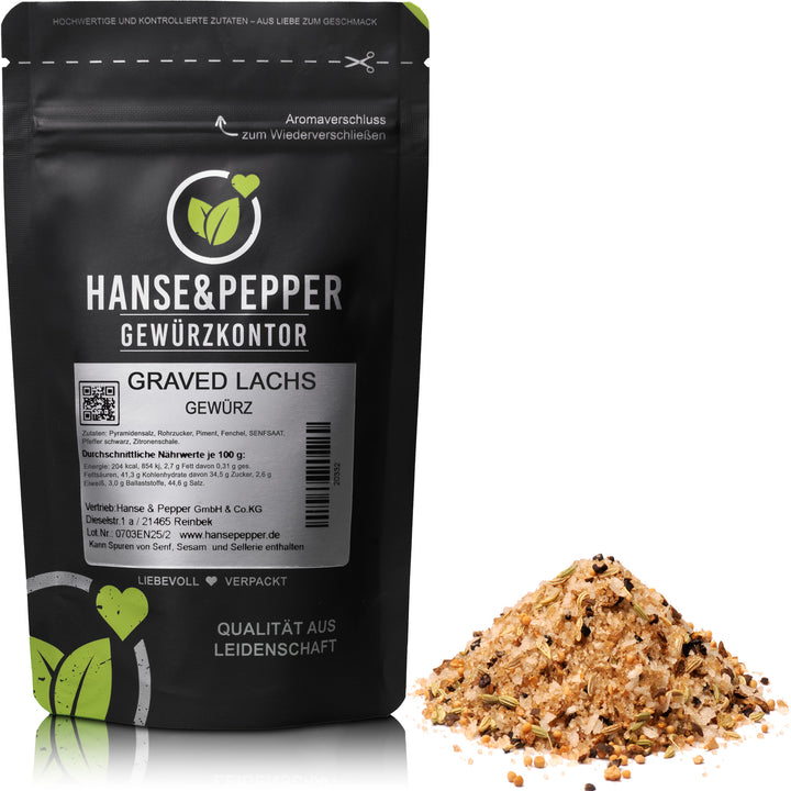 Produkttüte mit Graved Lachs Gewürz