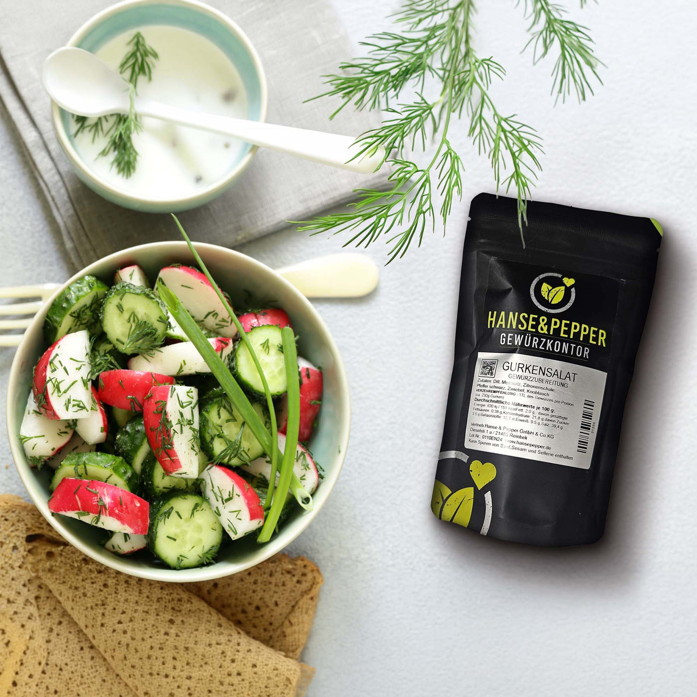 Gurkensalat Gewürz