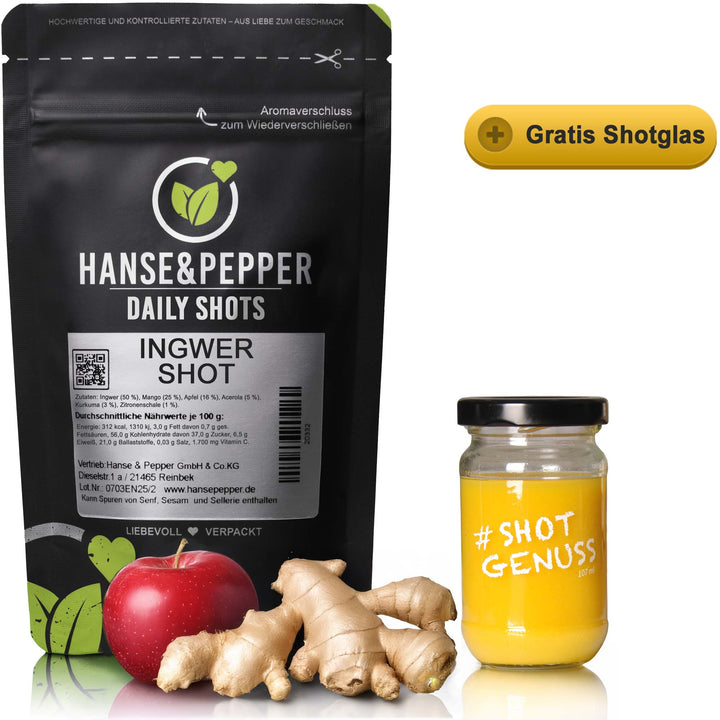 Ingwer Shot Pulver