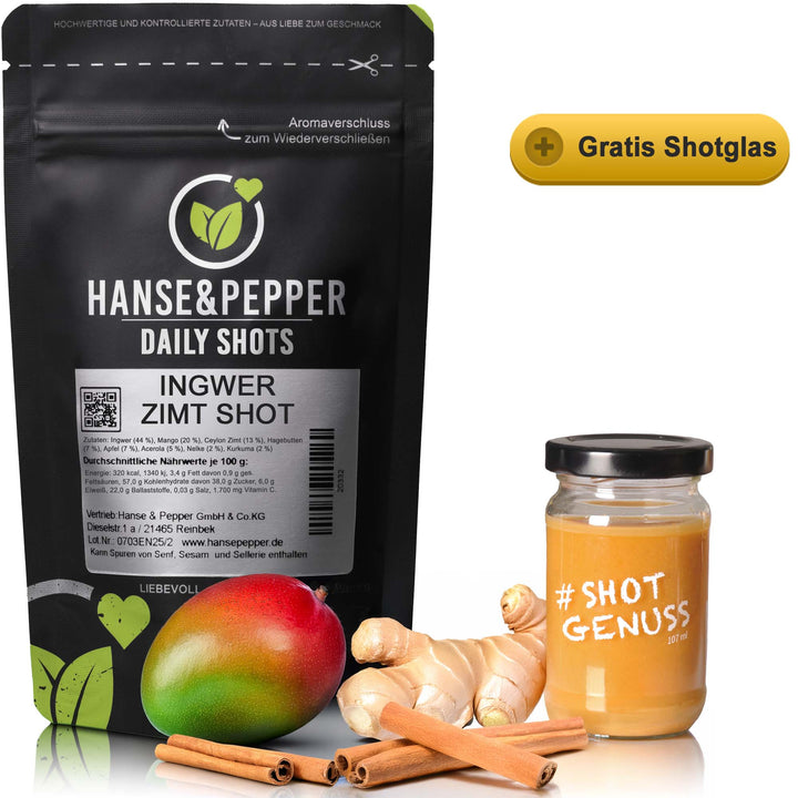 Ingwer Zimt Shot Pulver