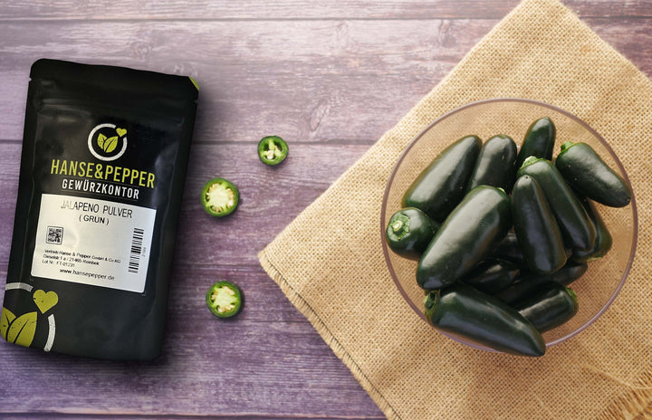 Jalapeno grün gemahlen