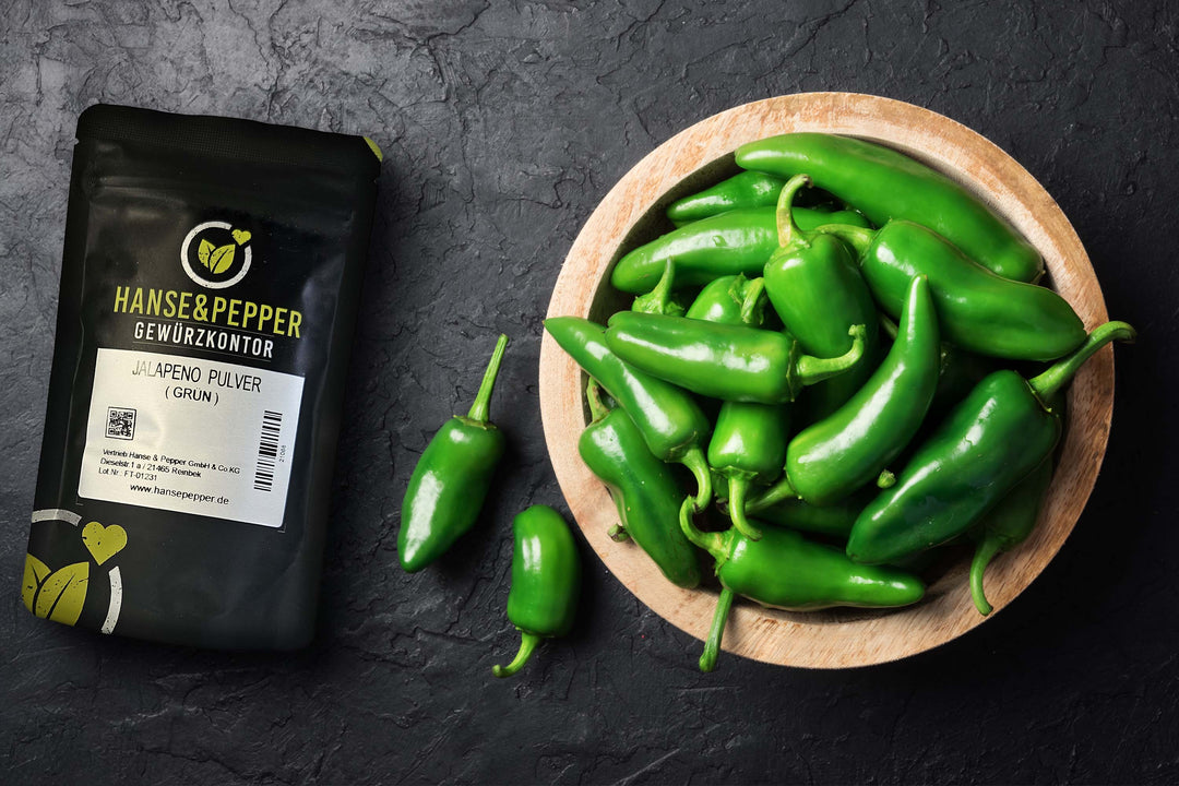 Jalapeno grün gemahlen