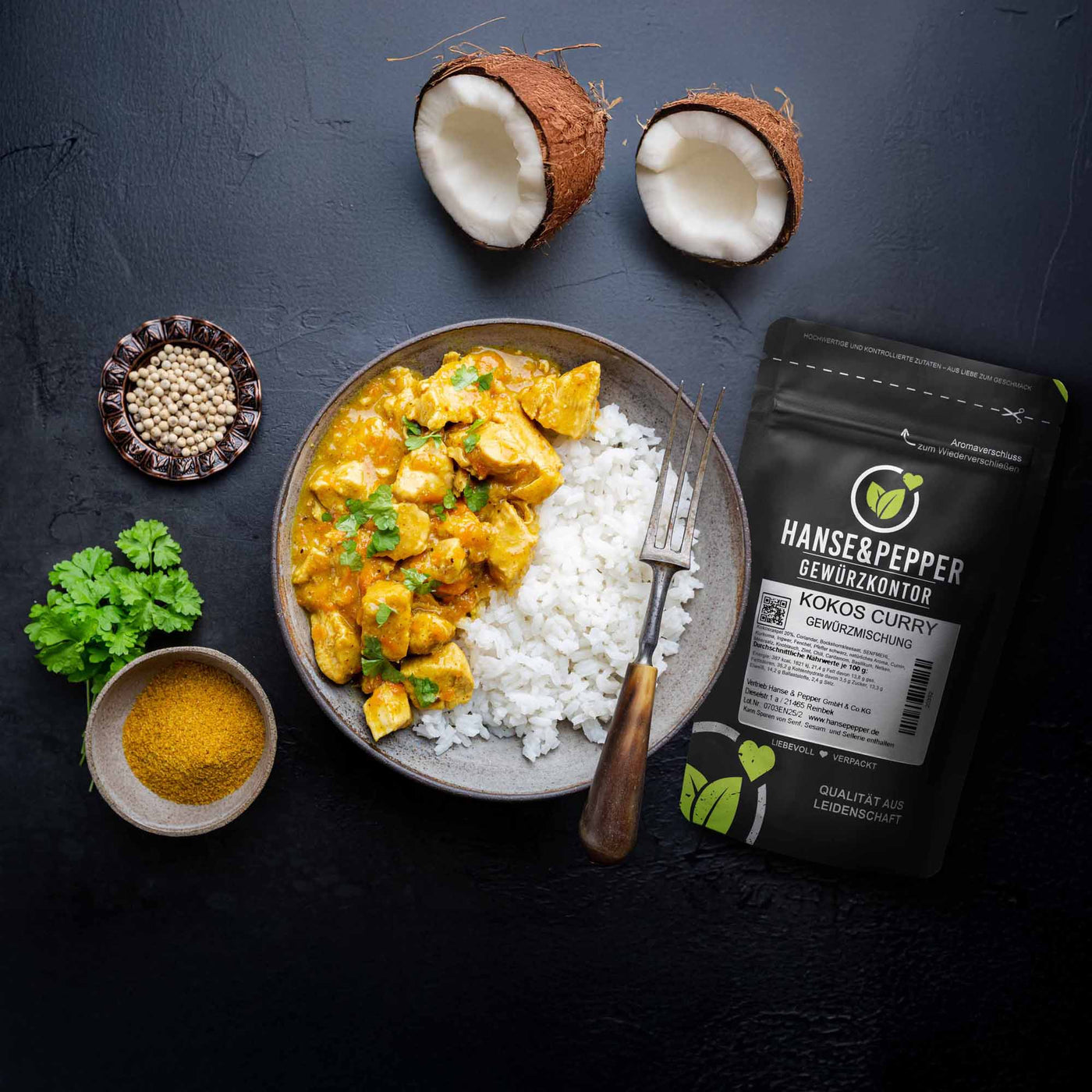 Kokos Curry Gewürzmischung