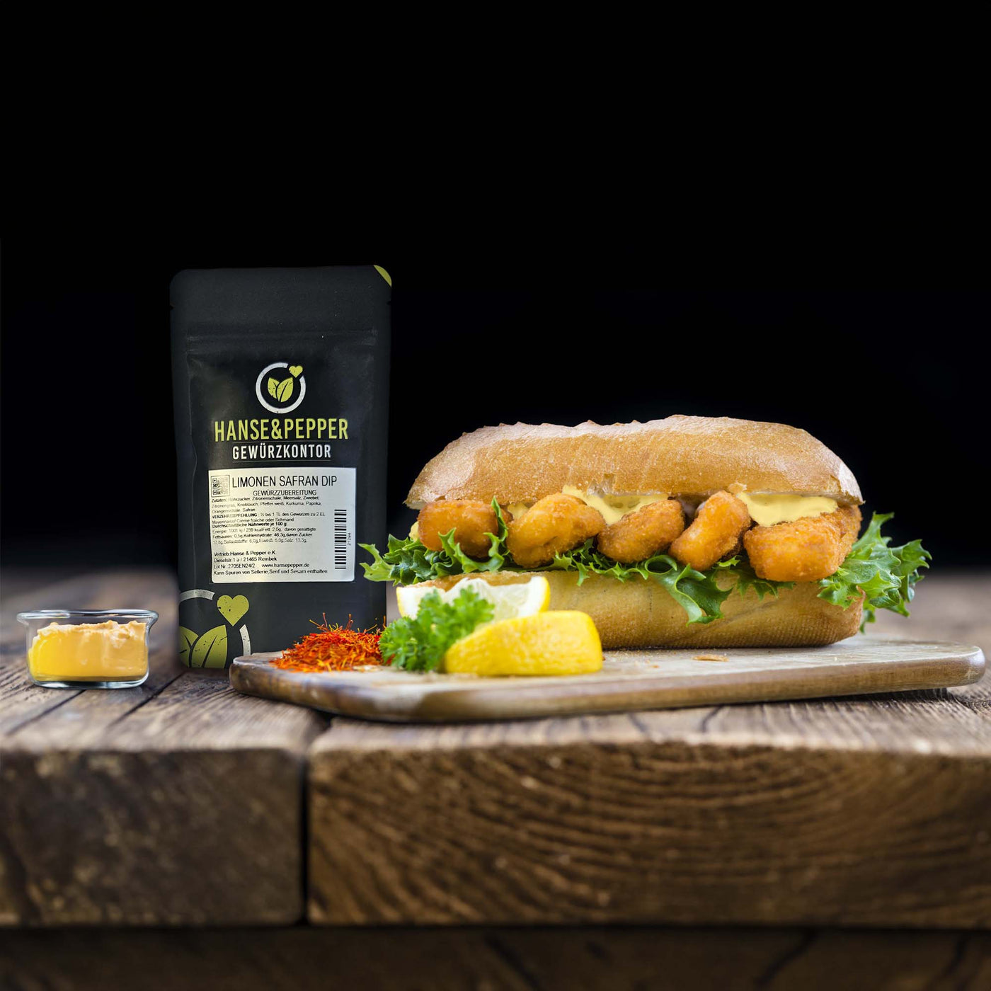 Limonen Safran Gewürz / Dip