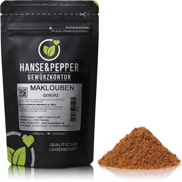 Produkttüte mit Maklouben Gewürz