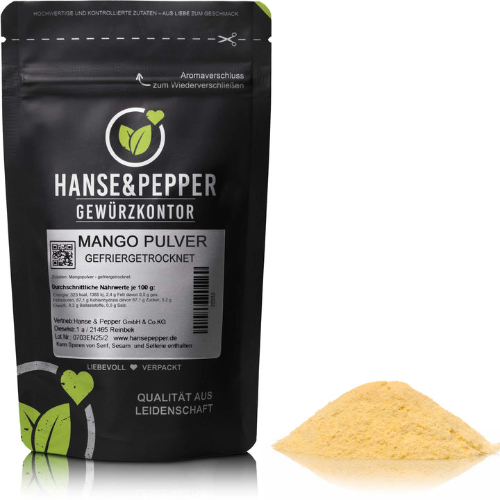 Mango Pulver - gefriergetrocknet