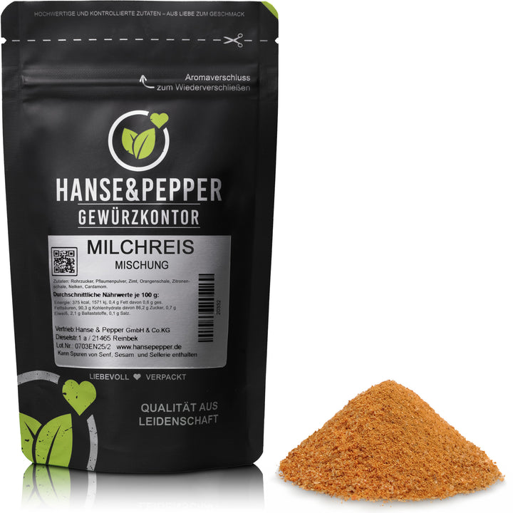 Produkttüte mit Milchreis Mischung
