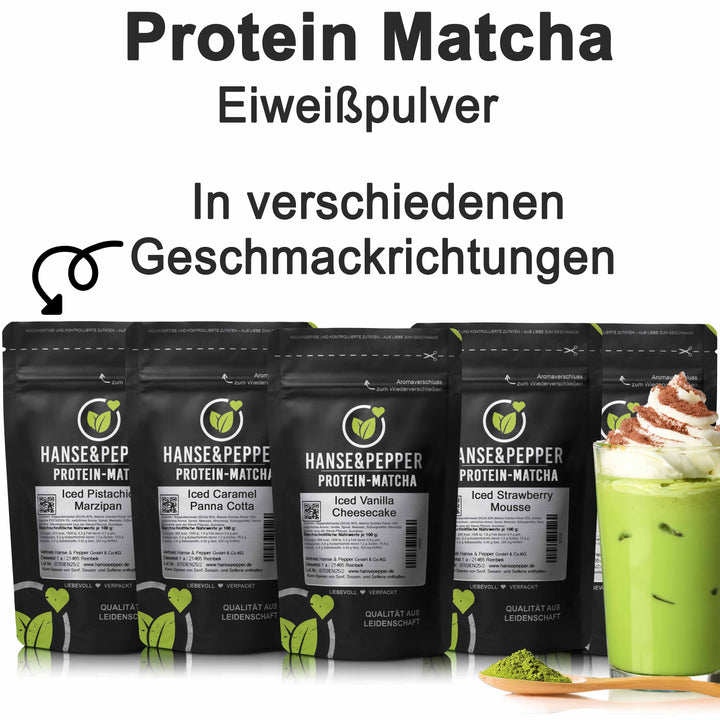 Protein Matcha - Veganes Eiweiß für Iced Shakes