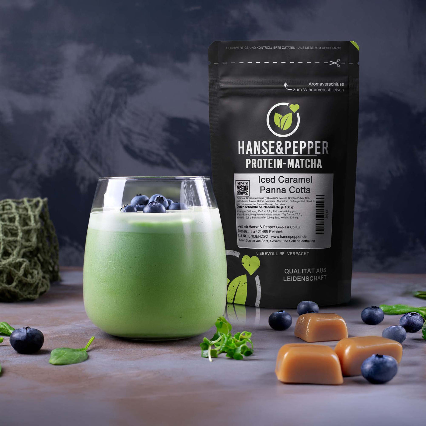Protein Matcha - Veganes Eiweiß für Iced Shakes