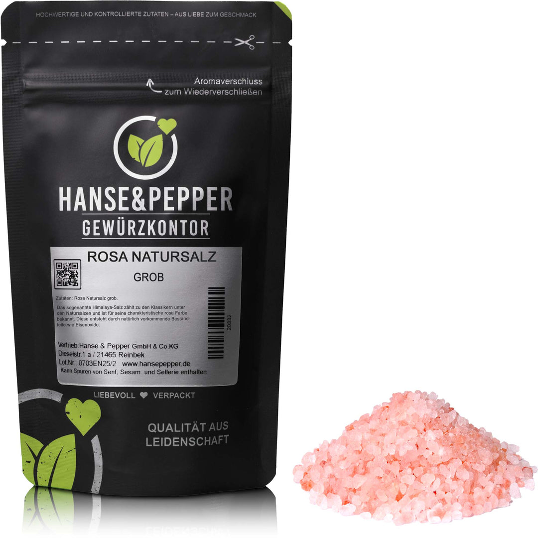 Produkttüte mit Rosa Natursalz - grob