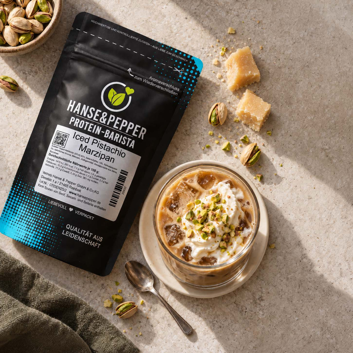 Barista Protein - Veganes Eiweiß für Iced Coffee & Shakes