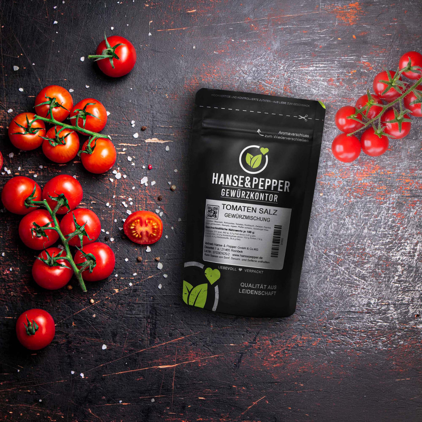 Tomaten Salz Gewürzmischung