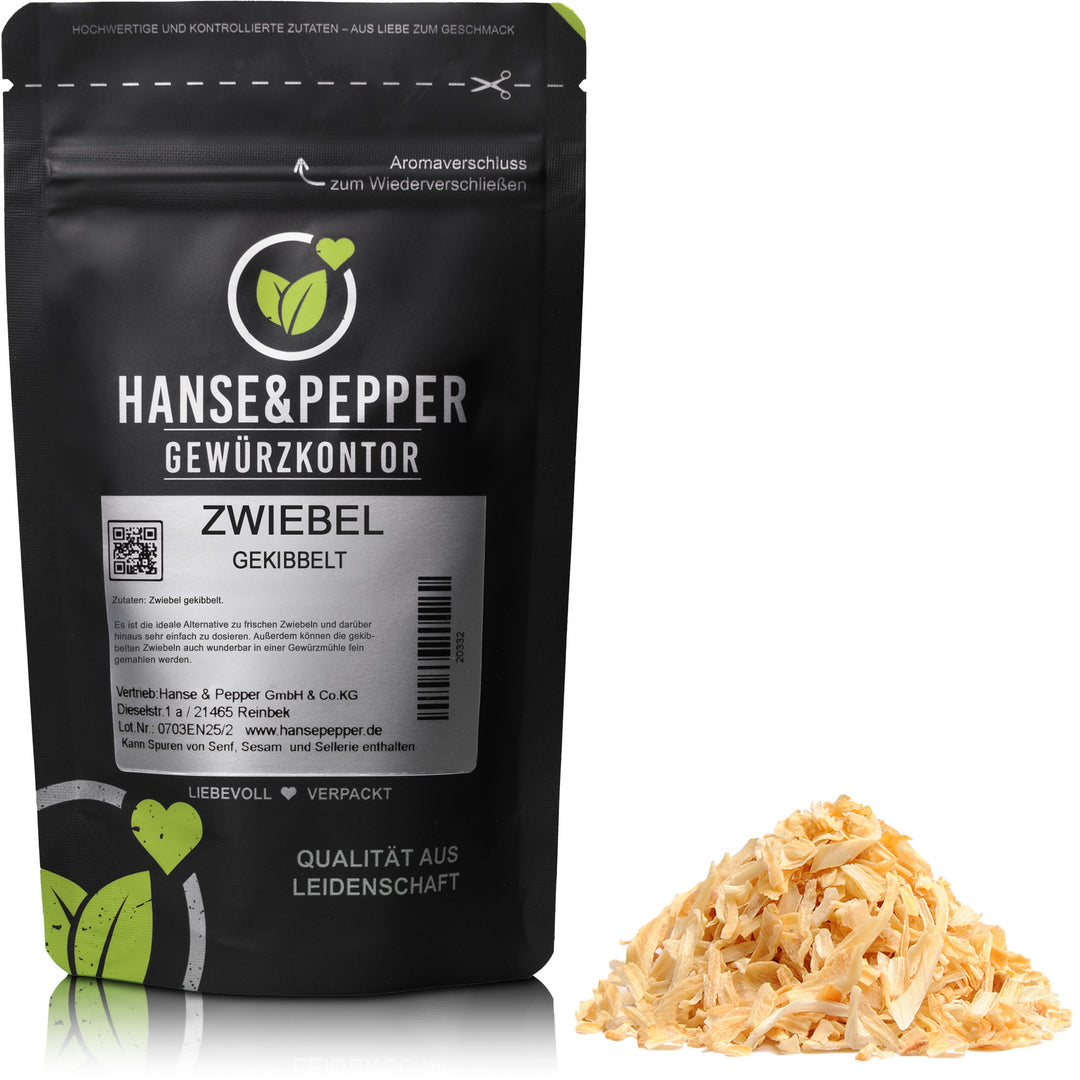 Produkttüte mit Zwiebel Gewürz